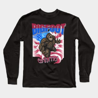 Bigfoot country Long Sleeve T-Shirt